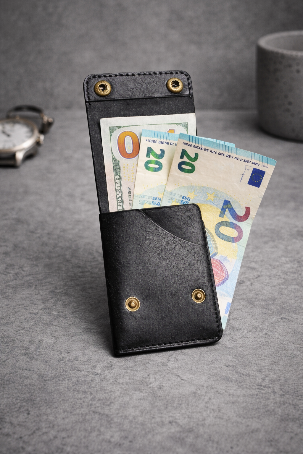 Double snap Wallet